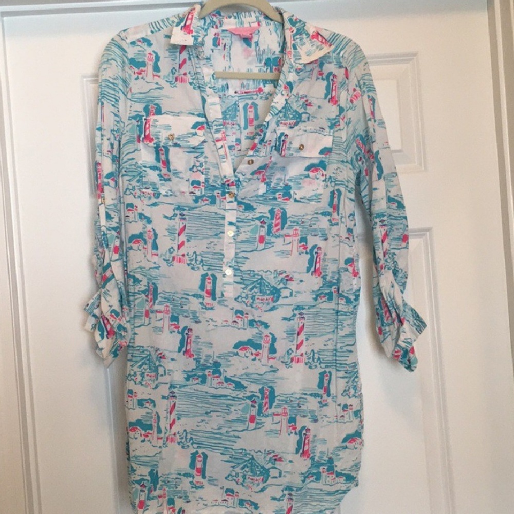 Lilly Pulitzer Light House print dress